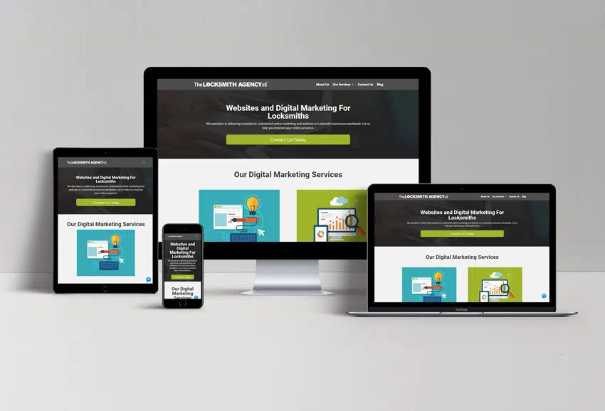 The Locksmith Agency builds custom, responsive, WordPress sites